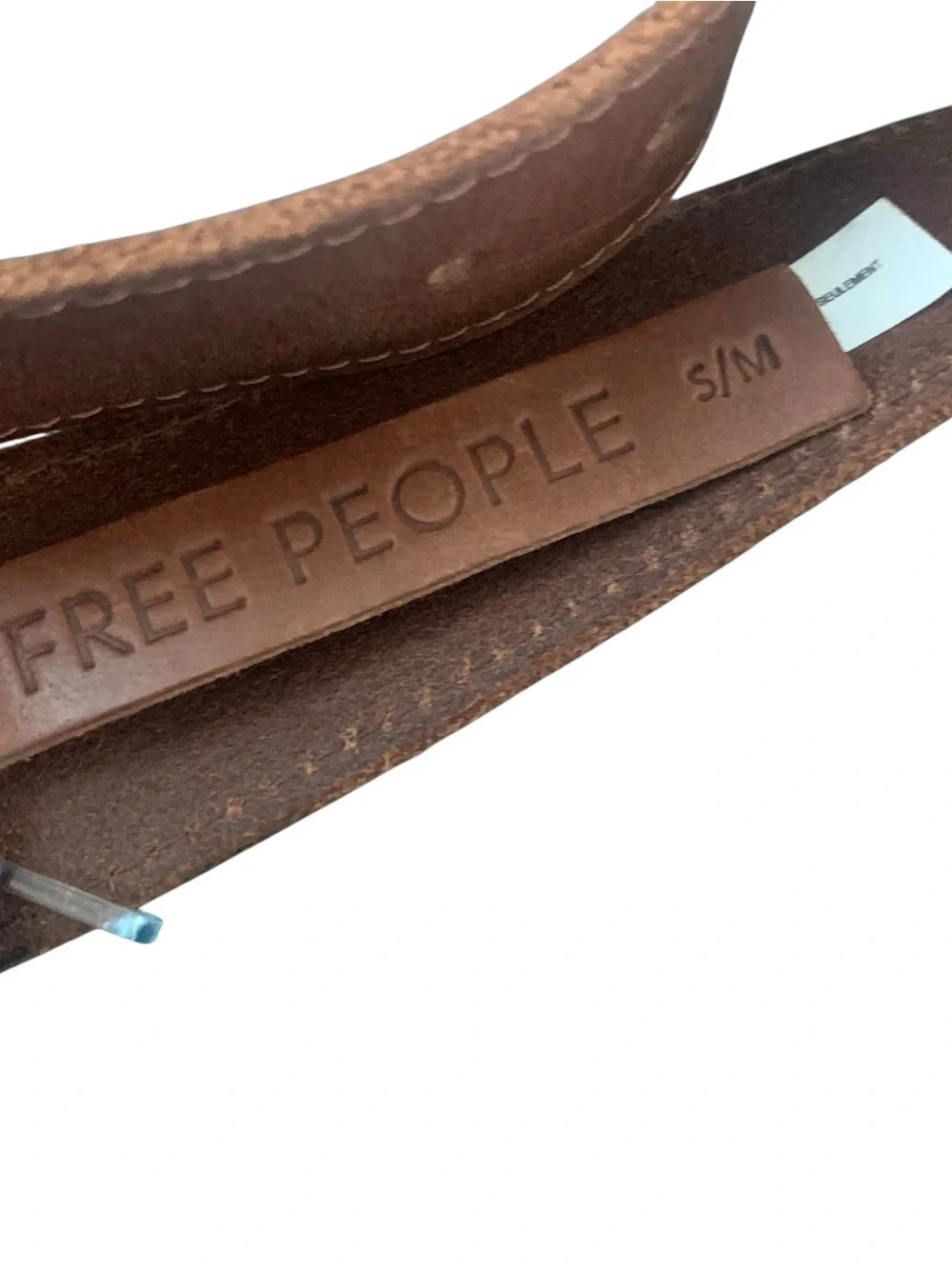 NWT Free People Charlie Leather Belt S/M